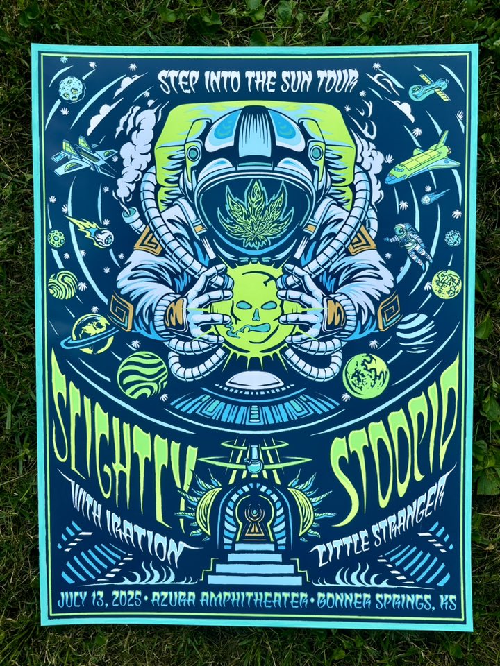 HAND EMBELLISHED Slightly Stoopid - Regular Bonner Springs KS
